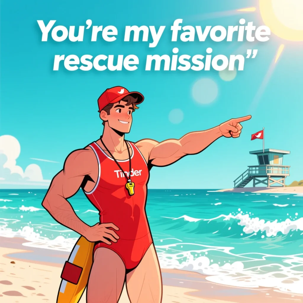 Lifeguard Pick Up Lines Tinder